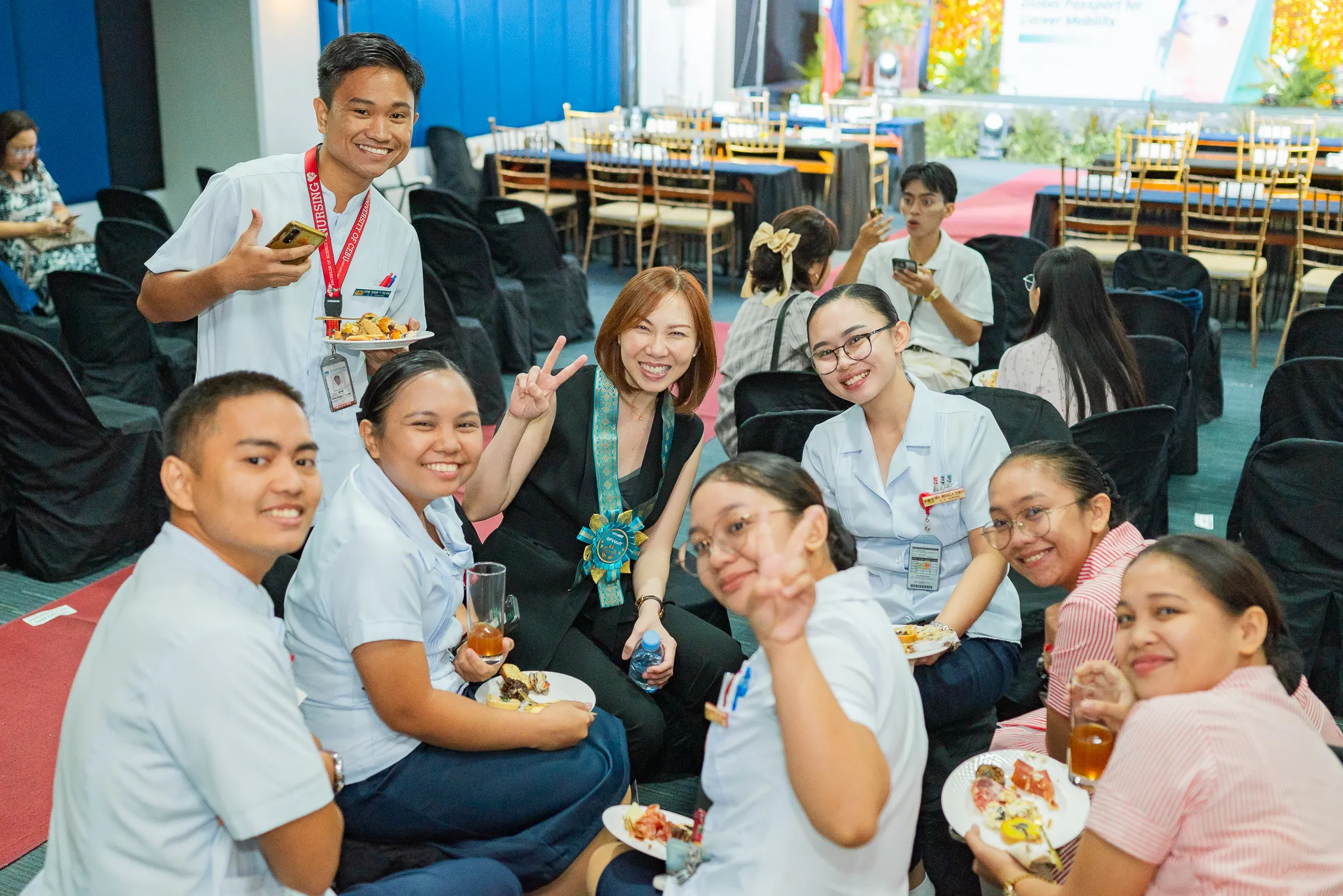 Nurses and candidates at the CGFNS Global Passport Launch in Cebu, Philippines